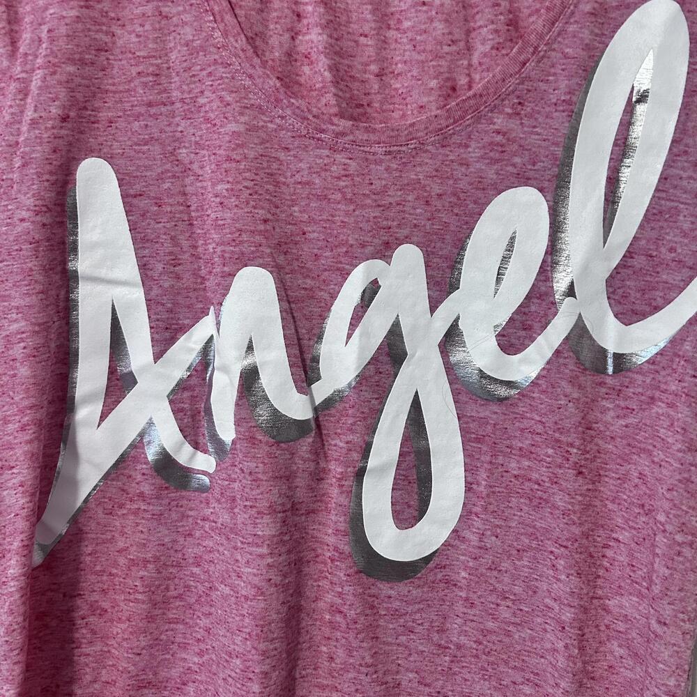 Victoria Secret Angel Pink Tee‎ Women's size M - Picture 3 of 5